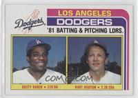 Team Checklist - Dusty Baker, Burt Hooton