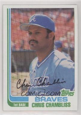 1982 Topps - [Base] #320 - Chris Chambliss