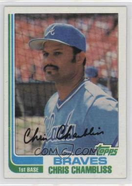 1982 Topps - [Base] #320 - Chris Chambliss