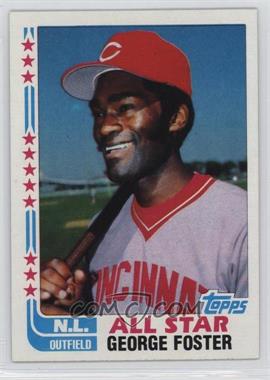 1982 Topps - [Base] #342.2 - George Foster (No Signature) [Noted]