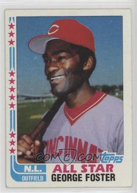 1982 Topps - [Base] #342.2 - George Foster (No Signature) [Noted]