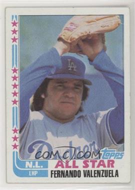 1982 Topps - [Base] #345 - Fernando Valenzuela [Noted]