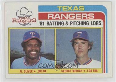 1982 Topps - [Base] #36 - Team Checklist - Al Oliver, Doc Medich