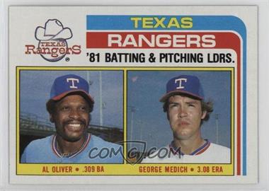 1982 Topps - [Base] #36 - Team Checklist - Al Oliver, Doc Medich