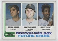 Future Stars - Bruce Hurst, Dave Schmidt, Julio Valdez [Good to VG…