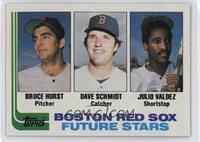 Future Stars - Bruce Hurst, Dave Schmidt, Julio Valdez [EX to NM]