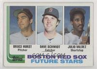 Future Stars - Bruce Hurst, Dave Schmidt, Julio Valdez [EX to NM]