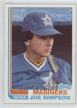 1982 Topps - [Base] #382 - Joe Simpson