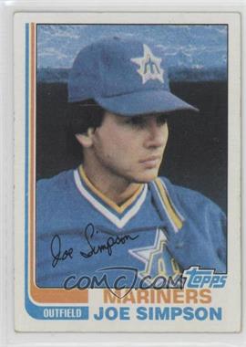 1982 Topps - [Base] #382 - Joe Simpson