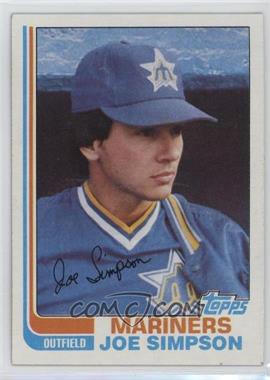 1982 Topps - [Base] #382 - Joe Simpson