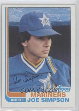 1982 Topps - [Base] #382 - Joe Simpson