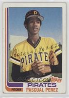 Pascual Perez (Pitcher Position on Front) [Poor to Fair]