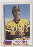 Pascual Perez (Pitcher Position on Front)