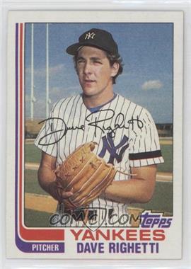 1982 Topps - [Base] #439 - Dave Righetti