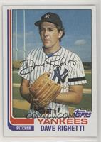 Dave Righetti [Poor to Fair]