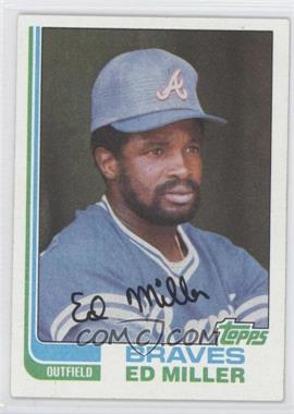 1982 Topps - [Base] #451 - Ed Miller