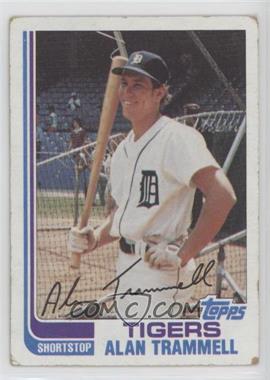 1982 Topps - [Base] #475 - Alan Trammell [Good to VG‑EX]