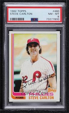 1982 Topps - [Base] #480 - Steve Carlton [PSA 8 NM‑MT]