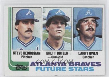 1982 Topps - [Base] #502 - Future Stars - Steve Bedrosian, Brett Butler, Larry Owen