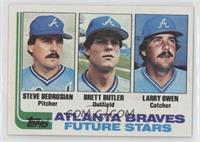 Future Stars - Steve Bedrosian, Brett Butler, Larry Owen [Good to VG&…