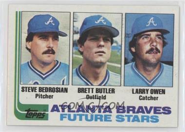 1982 Topps - [Base] #502 - Future Stars - Steve Bedrosian, Brett Butler, Larry Owen [Good to VG‑EX]