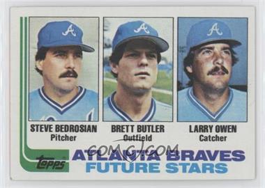 1982 Topps - [Base] #502 - Future Stars - Steve Bedrosian, Brett Butler, Larry Owen