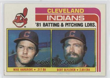 1982 Topps - [Base] #559 - Team Checklist - Mike Hargrove, Bert Blyleven