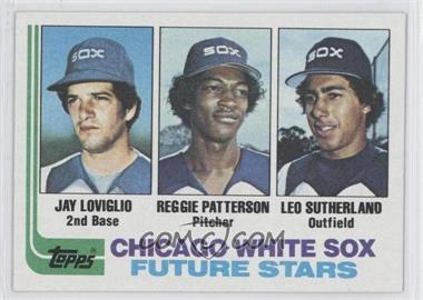 1982 Topps - [Base] #599 - Future Stars - Jay Loviglio, Reggie Patterson, Leo Sutherland