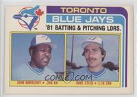 Team Checklist - John Mayberry, Dave Stieb [Noted]