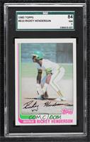 Rickey Henderson [SGC 84 NM 7]