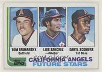 Future Stars - Tom Brunansky, Luis Sanchez, Daryl Sconiers