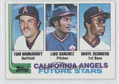 1982 Topps - [Base] #653 - Future Stars - Tom Brunansky, Luis Sanchez, Daryl Sconiers