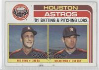 Team Checklist - Art Howe, Nolan Ryan [Noted]