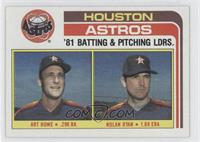 Team Checklist - Art Howe, Nolan Ryan