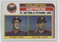 Team Checklist - Art Howe, Nolan Ryan