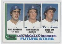 Future Stars - Mike Marshall, Ron Roenicke, Steve Sax [Noted]