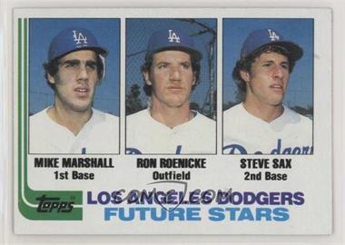 1982 Topps - [Base] #681 - Future Stars - Mike Marshall, Ron Roenicke, Steve Sax