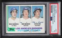 Future Stars - Mike Marshall, Ron Roenicke, Steve Sax [PSA 5 EX]