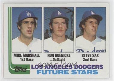 1982 Topps - [Base] #681 - Future Stars - Mike Marshall, Ron Roenicke, Steve Sax