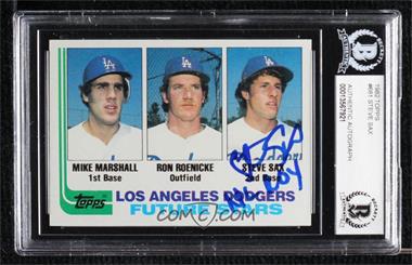 1982 Topps - [Base] #681 - Future Stars - Mike Marshall, Ron Roenicke, Steve Sax [BAS BGS Authentic]