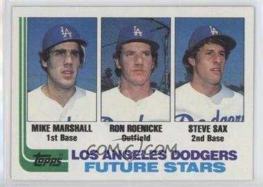 1982 Topps - [Base] #681 - Future Stars - Mike Marshall, Ron Roenicke, Steve Sax