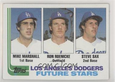 1982 Topps - [Base] #681 - Future Stars - Mike Marshall, Ron Roenicke, Steve Sax