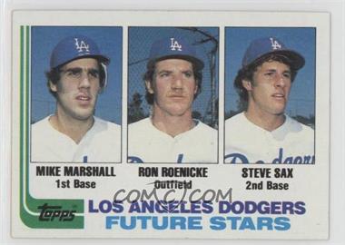 1982 Topps - [Base] #681 - Future Stars - Mike Marshall, Ron Roenicke, Steve Sax