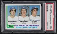 Future Stars - Mike Marshall, Ron Roenicke, Steve Sax [PSA 8 NM‑…