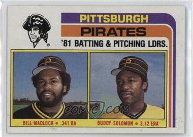 1982 Topps - [Base] #696 - Team Checklist - Bill Madlock, Buddy Solomon