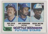 Future Stars - Dave Edler, Dave Henderson, Reggie Walton