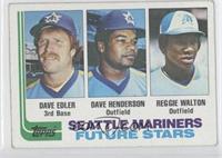 Future Stars - Dave Edler, Dave Henderson, Reggie Walton