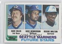 Future Stars - Dave Edler, Dave Henderson, Reggie Walton