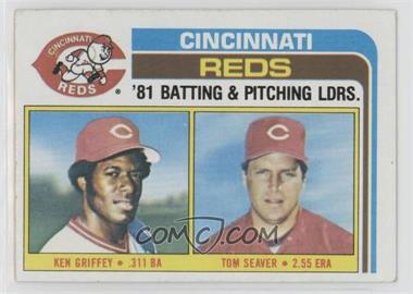 1982 Topps - [Base] #756 - Team Checklist - Ken Griffey, Tom Seaver [EX to NM]