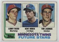 Future Stars - Lenny Faedo, Kent Hrbek, Tim Laudner [EX to NM]